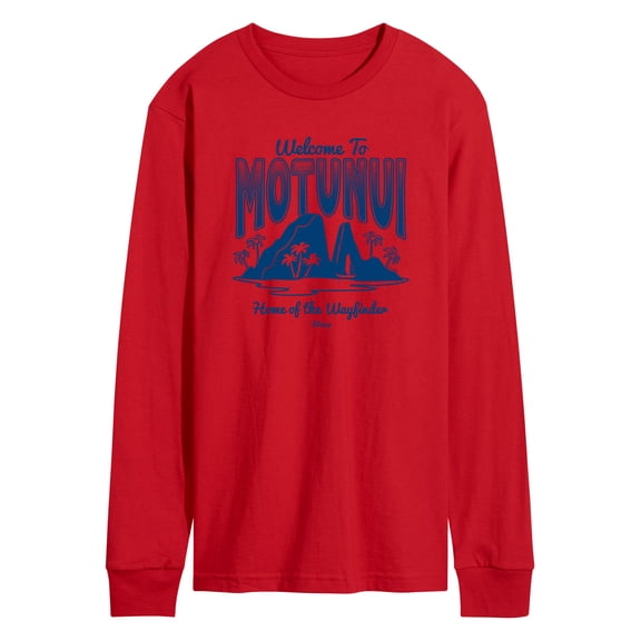 Moana - Motunui Destination - Men's Long Sleeve Graphic T-Shirt