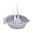 thumbnail image 4 of Bunblic Hair Coloring Tool Colour Mixing Dyeing Set Professional Tinting Bowl Silicone DIY Color Soft Bristle Brush Color Mixing Tool Grey, 4 of 8