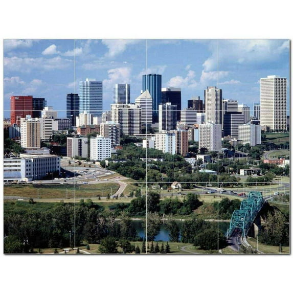 City Picture Ceramic Tile Mural Kitchen Backsplash Bathroom Shower 404527-S43