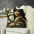 thumbnail image 2 of YINGXI  Snake Pillow Covers Snake Gifts for Girls Snake Lovers, Snake Decor for Home Bedroom, Just a Girl Who Loves Snakes 24x24in, 2 of 5