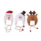 thumbnail image 1 of Sombrero de Navidad Sombrero de árbol de Navidad Sombrero de decoración para niños Adultos niños Tirando de Tela de Franela Cuerda Larga Muñeco de Nieve de Dibujos Animados Sombrero de Alce, 1 of 5