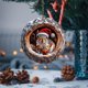 thumbnail image 5 of Animals Christmas Ornaments Christmas Tree Animals Print Acrylic Ornaments Forest Animals Decorations Christmas Decorations Souvenir Gifts, 5 of 9