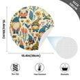 thumbnail image 2 of Ryvnso Gnomes and Floral Round Plate Mats Dining Table Placemat Set of 4 for Holiday Decoration, 2 of 7