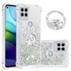 thumbnail image 1 of Funda para Motorola Moto G Stylus 2021 5G con Brillo Líquido Flotante, Purpurina, Parachoques y Anillo Giratorio Soporte, 1 of 5