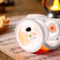 thumbnail image 5 of SLYNSHome Clearance LED Christmas Mini Lantern Decoration,4.3 Inch Lights Small Lantern Table Centerpiece Vintage Camping Hanging Lamp Ornaments Small Oil Lamp Bulk for Xmas Tree,Home,Party (White), 5 of 7