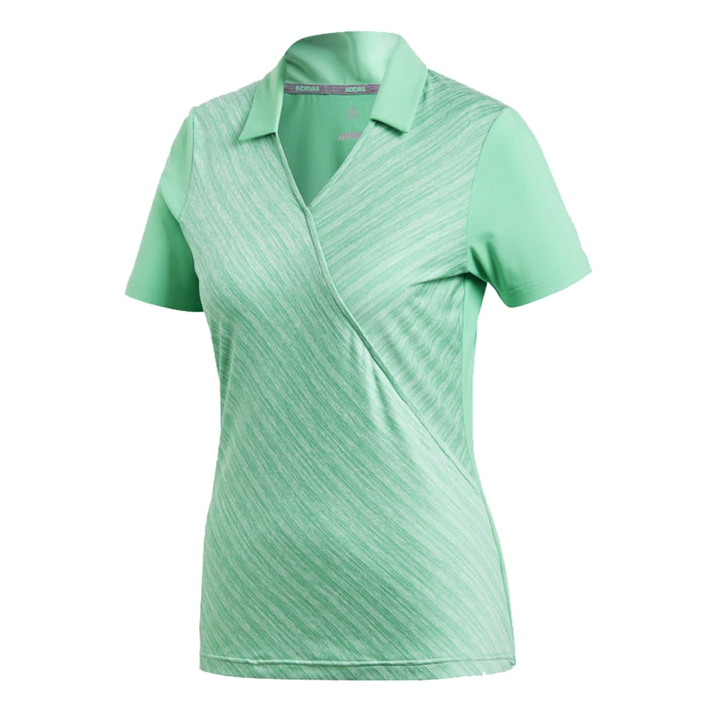 adidas green golf shirt