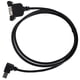 thumbnail image 4 of Cable de extensión USBB macho a USBB hembra, cable adaptador de ángulo recto de 90 grados con tornillo, 4 of 14