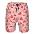 thumbnail image 4 of Yiaed Cute Mushroom1 Print Men's Swim Trunks with Lining Quick Dry Sports Shorts Beach Shorts Boardshorts-Large, 4 of 5