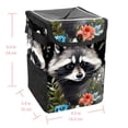 thumbnail image 5 of Raccoon Foldable Car Trash Can with Lid, Leak-proof and Hanging Storage Bag - Car Trash Bin for Convenient Use, 5 of 6