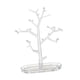thumbnail image 1 of Soporte colgante moderno con base desmontable, ideal para pendientes, collares y colgantes. Claro, 1 of 9