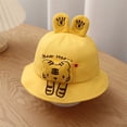 thumbnail image 4 of Cenuakty Infant Boys Girls Fisherman Hat 3D Plush Cartoon Animal Bear/Dog/Tiger/Rabbit Wide Brim Sun Protection Cap Sunscreen Basin Hats, 4 of 5