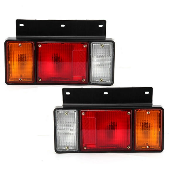 MZORANGE Pair Left&Right Tail Light Rear Lamp LED For Isuzu NPR NQR NRR FSR FRR 1987-2020