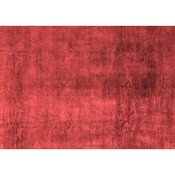 Ahgly Company Indoor Rectangle Abstract Red Modern Area Rugs, 5' x 7'