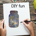 thumbnail image 4 of HOMEMAXS 24pcs Unfinished Wood Signs DIY Mason Jar Shape Wooden Plaques, 4 of 10