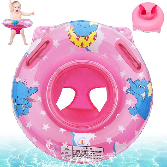 Anillo de natación para niños, Anillo de natación inflable para niños, Anillo de natación para bebés, Anillo de natación para bebés, Anillo de natación para bebés, Anillo de natación inflable, Anillo de natación para bebés (Rosa) brillar Rojo Verde
