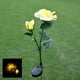 thumbnail image 4 of Luces solares con forma de rosal para jardín, ideales para decoración exterior | Luces LED solares con forma de flor para iluminar patios, senderos, macizos de flores y caminos, 4 of 5
