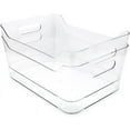 thumbnail image 5 of Isaac Jacobs 2-Pack Large Clear Storage Bins with Handles, BPA-Free, Fridge/Freezer/Food Safe, 5 of 6