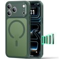 thumbnail image 1 of Funda ESR para iPhone 17 Pro, resistente a golpes, compatible con MagSafe, verde, 1 of 7