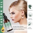 thumbnail image 3 of PANSLY aceite de ricino barba pelo ceja crecimiento de pestañas aceite nutritivo Labymos Aceite de castor, 3 of 7