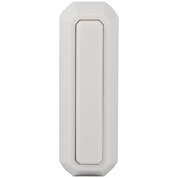 Philips Direct-Wire Push Button Doorbell, White, 2in, DES4111R/27