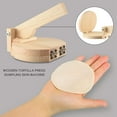 thumbnail image 2 of Jinsinto Wooden Tortilla Press Dumpling Skin Maker Chapati Press Roti Taco Corn Maker Pressing Tools Kitchen Gadgets Accessories, 2 of 5