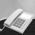 thumbnail image 2 of Rj11 Corded Landline Phone Wall Mounted/Desk Hotel Phone Big Button for Guest Room Easy to Operate and Clearly Sound, 2 of 8