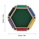 thumbnail image 2 of Shut The Box Dice Game 6 Player 6 Color Sided Wooden Tabletop Shut The Box Game With 12 Dice, 2 of 5