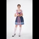 thumbnail image 4 of Disfraz de Oktoberfest Alemán para Mujer, Estilo Dirndl, para Adultos, para de Cerveza Tradicional, Disfraz de Sirvienta. Azul Marino L, 4 of 7