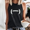 thumbnail image 1 of Boovnll Débardeurs pour Femmes, T-Shirt Sans Manches à Col Rond Imprimé Mode pour Femmes, Débardeur pour Femmes, 1 of 4