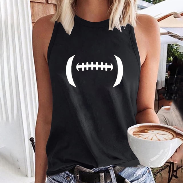 Boovnll Débardeurs pour Femmes, T-Shirt Sans Manches à Col Rond Imprimé Mode pour Femmes, Débardeur pour Femmes