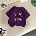 thumbnail image 5 of Toddler Girls T Shirt Kid Cute Graphic Round Neck Short Sleeve Summer Casual Tops for Girls Size 3-4T, 5 of 5