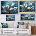 thumbnail image 4 of Designart "Winter Chill Snowdrop Realism III" Snowdrops Floater Framed Canvas Wall Art, 4 of 5