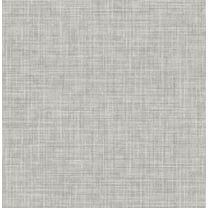 Chesapeake Mendocino Grey Linen Unpasted Non Woven Wallpaper, 20.5-in by 33-ft, 56.4 sq. ft.