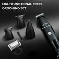 thumbnail image 4 of Supreme Trimmer All-in-One Waterproof Multigroomer for Men | Beard, Body, Pubic & Nose Hair Trimmer Kit | No-Nick LCD Grooming Clippers, Rechargeable Full Body Shaver | SMG3030, 4 of 10
