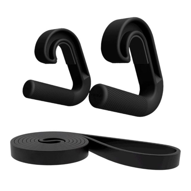 2 piezas Manijas de barra de pull up up Atención hacia abajo accesorios ergonómicos de la máquina de cable de empuñaduras de mano portátiles para el