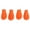 Orange, variant on Zeiwohndc 4PCS Anti-Slip Dog Shoes Rubber Boots for Small Medium Large Puppy Pet Dogs