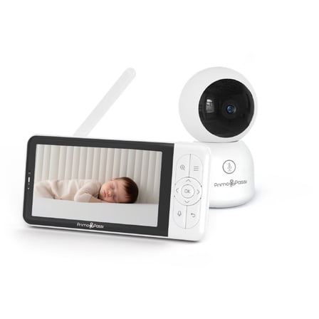 Primo Passi - Smart Wi-Fi Baby Monitor with 5” HD Screen, Night Vision & App Access