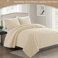 Exclusivo Mezcla Queen Size Quilt Set, 3Piece Lightweight Bedspreads