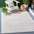 thumbnail image 2 of SAFAVIEH Cabana Maisy Indoor/Outdoor Area Rug, Grey/Ivory, 5' x 8', 2 of 7