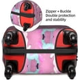 thumbnail image 3 of many Unicorns Pink Stylish Luggage Cover - Protect and Personalize Your Suitcase with TSA-Approved Cover,suitcase covers for luggage, 3 of 6