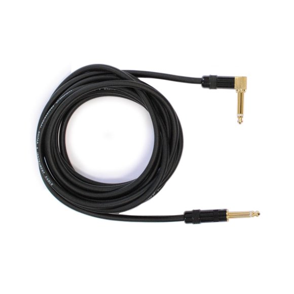 Audio 2000s C28025P1 1/4" TS Right Angle to 1/4" TS 25 Feet Cable