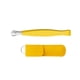 thumbnail image 2 of Pinzas de punta redonda de acero inoxidable para recortar y depilar el vello nasal. Pinzas universales para depilar el vello nasal. Amarillo con bolsa, 2 of 9