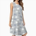 thumbnail image 2 of Cartoon Elephant Dress Loose Women'S Dress Beach Dresses With Pockets Dresses For Womens, 2 of 4