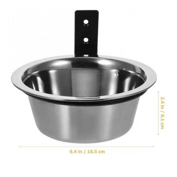 Pet Food Bowl Wall Mounted Dog Bowl Elevated Pet Feeding Bowls Container Stainless Steel Pet Cat Water Feeder Bowls Dog Supplies