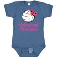 thumbnail image 3 of Inktastic Volleyball Butterfly Princess Girls Baby Bodysuit, 3 of 5
