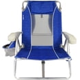 thumbnail image 6 of Kijaro Coast Sea Breeze Folding Camping Chairs, Maldives Blue Heathered, 6 of 9