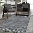 thumbnail image 2 of Boho Area Rug, Vintage Geometric Floor Mat Non-Slip Low Pile Small Rug, 2 of 8