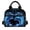 Blue Dolphin Print, variant on Pzuqiu Strawberry Axolotl Print Lunch Bag, Thermal Insulated Reusable Lunch Tote with Adjustable Strap, Large Capacity Waterproof Lunch Box for Kids School Work Travel Picnic