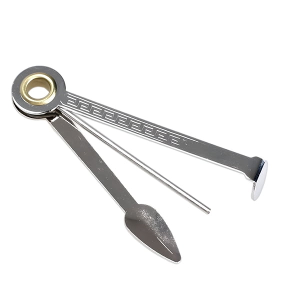 ACDANC 3in1 Red Wood Stainless Steel Pipe Cleaning Reamer Tamper Tool Multi-color One Size