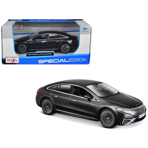 Mercedes-Benz EQS Gray Metallic "Special Edition" Series 1/27 Diecast Model Car by Maisto